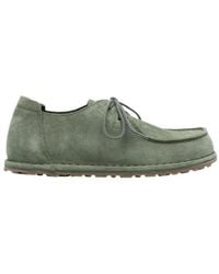 Birkenstock - Utti Lace-Up Suede Shoes - Lyst