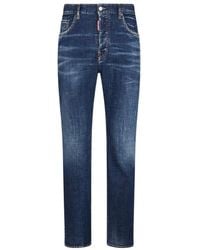 DSquared² - Dark Pressed Wash 642 Jeans - Lyst