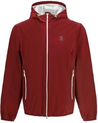 Brunello Cucinelli - Waterproof Jacket With Hood - Lyst