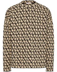 Valentino - Toile Iconographe Crewneck Jumper - Lyst
