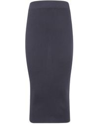 Entire studios - Ribbed-Knit Midi Skirt - Lyst