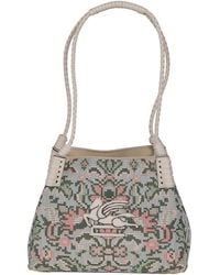 Etro - Libra Small Patterned Tote Bag - Lyst