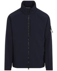 Stone Island - High-Neck Zipped Jacket - Lyst