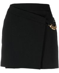 Stella McCartney - Falabella Chain Wrap Mini Skirt - Lyst