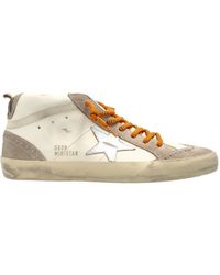 Golden Goose - Mid Star Lace-Up Sneakers - Lyst