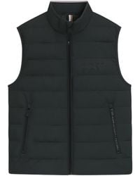 BOSS - Boss Zip-Up Quilted Gilet - Lyst