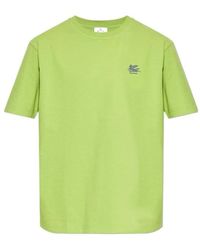 Etro - Pegaso Printed Crewneck T-Shirt - Lyst
