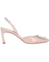Roger Vivier - Trompette Buckle Slingback Pumps - Lyst