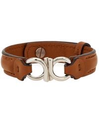 Ferragamo - Ferragamo Double Gancini Bracelet - Lyst