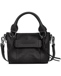Longchamp - Xs 3D Leather Tote Bag - Lyst