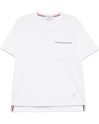 Thom Browne - Pocket-Detailed Crewneck T-Shirt - Lyst