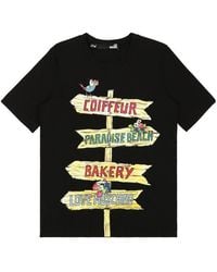 Moschino - Crew Neck Printed T-Shirt - Lyst