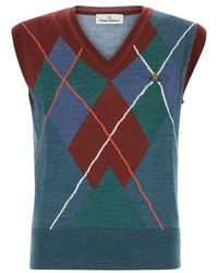 Vivienne Westwood - Argyle Knitted Vest - Lyst