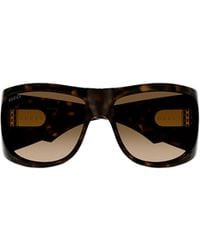 Gucci - Eyewear Aviator Frame Sunglasses - Lyst