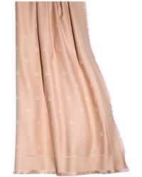 Gucci - Double G Silk Wool Shawl - Lyst