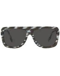 Burberry - Abstract-Patterned Sunglasses - Lyst