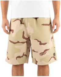 Stussy - Stüssy Camouflage Elastic-Waist Shorts - Lyst
