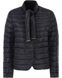 Herno - Tie Fastened Padded Coat - Lyst
