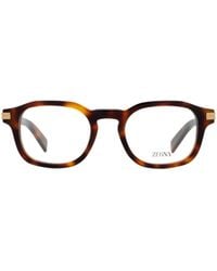 ZEGNA - Square Frame Glasses - Lyst