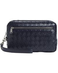 Bottega Veneta - Intrecciato Pouch With Wristlet - Lyst