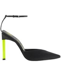 The Attico - The Perine Contrasting Heel Pointed Toe Pumps - Lyst