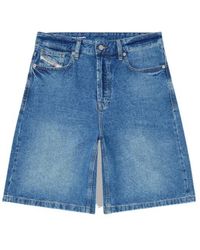DIESEL - D-Sire High-Waisted Five-Pockets Shorts - Lyst