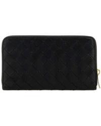 Bottega Veneta - Intrecciato Zipped Wallet - Lyst