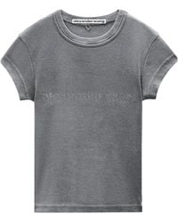 Alexander Wang - Logo-Embellished Crewneck T-Shirt - Lyst