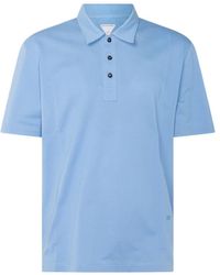 Bottega Veneta - Logo Embroidered Short Sleeved Polo Shirt - Lyst