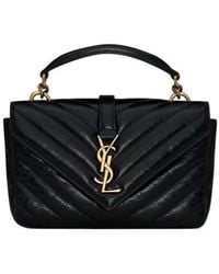 Saint Laurent - College Mini Chain Bag - Lyst