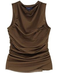 Soeur - Irina Draped Sleeveless Top - Lyst