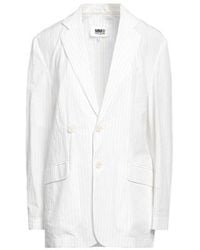 MM6 by Maison Margiela - Double-Breasted Suit Jacket - Lyst