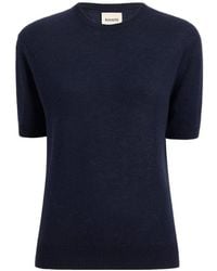 KHAITE - The Pierre Short-Sleeved Jumper - Lyst