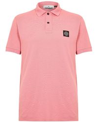 Stone Island - Compass Logo Polo Shirt - Lyst