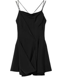 AllSaints - Claire Draped Mini Dress - Lyst