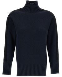 Lorena Antoniazzi - High Neck Knitted Jumper - Lyst
