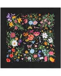 Gucci - Printed Twill Scarf - Lyst