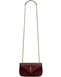 Saint Laurent - Loulou Mini Shoulder Bag - Lyst