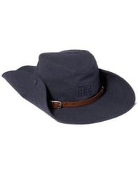 Miu Miu - Logo-Detailed Drill Cowboy Hat - Lyst