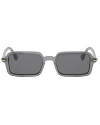 Fendi - Eyewear Selleria Rectangle Frame Sunglasses - Lyst