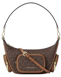 Michael Kors - Merritt Small Signature Logo Convertible Shoulder Bag - Lyst