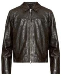 AllSaints - Tune Zip Leather Jacket - Lyst