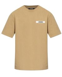Jacquemus - Logo Patch Crewneck T-Shirt - Lyst