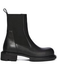 Rick Owens - Bogun Leather Boots - Lyst