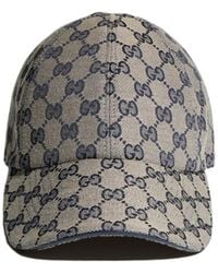 Gucci - Gg Cotton Canvas Baseball Hat - Lyst