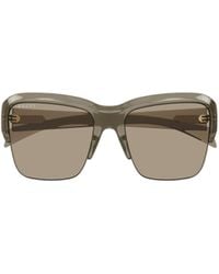 Gucci - Eyewear Square Frame Sunglasses - Lyst