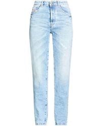 DIESEL - Light-Colored Straight-Leg Jeans - Lyst