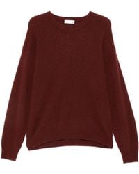 Roberto Collina - Oversized Crew Neck Knit Sweater - Lyst