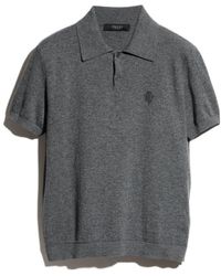 Gucci - Fine Knit Polo Shirt - Lyst