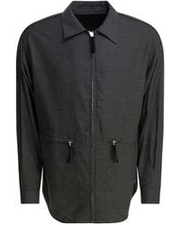 Comme des Garçons - Comme Des Garçons Homme Flannel Checked Zipped Overshirt - Lyst